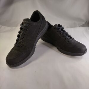 𝅺ROCKPORT Sz 7 Black Leather Sneakers